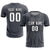 Custom Gray Black-White Soft Soccer Sets Jersey