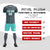 Custom Gray Bright Green-White Soft Soccer Sets Jersey