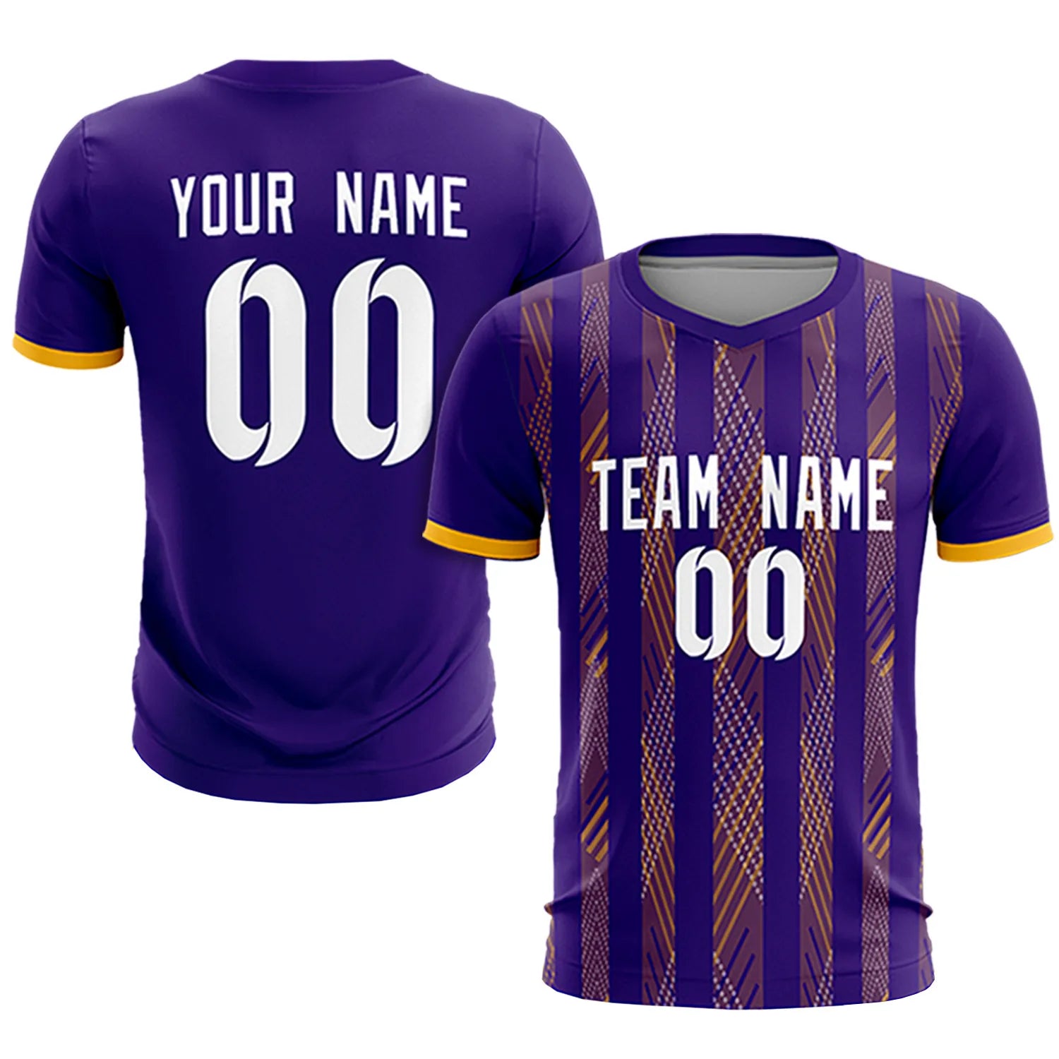 Custom Purple Pink-White Soft Soccer Sets Jersey