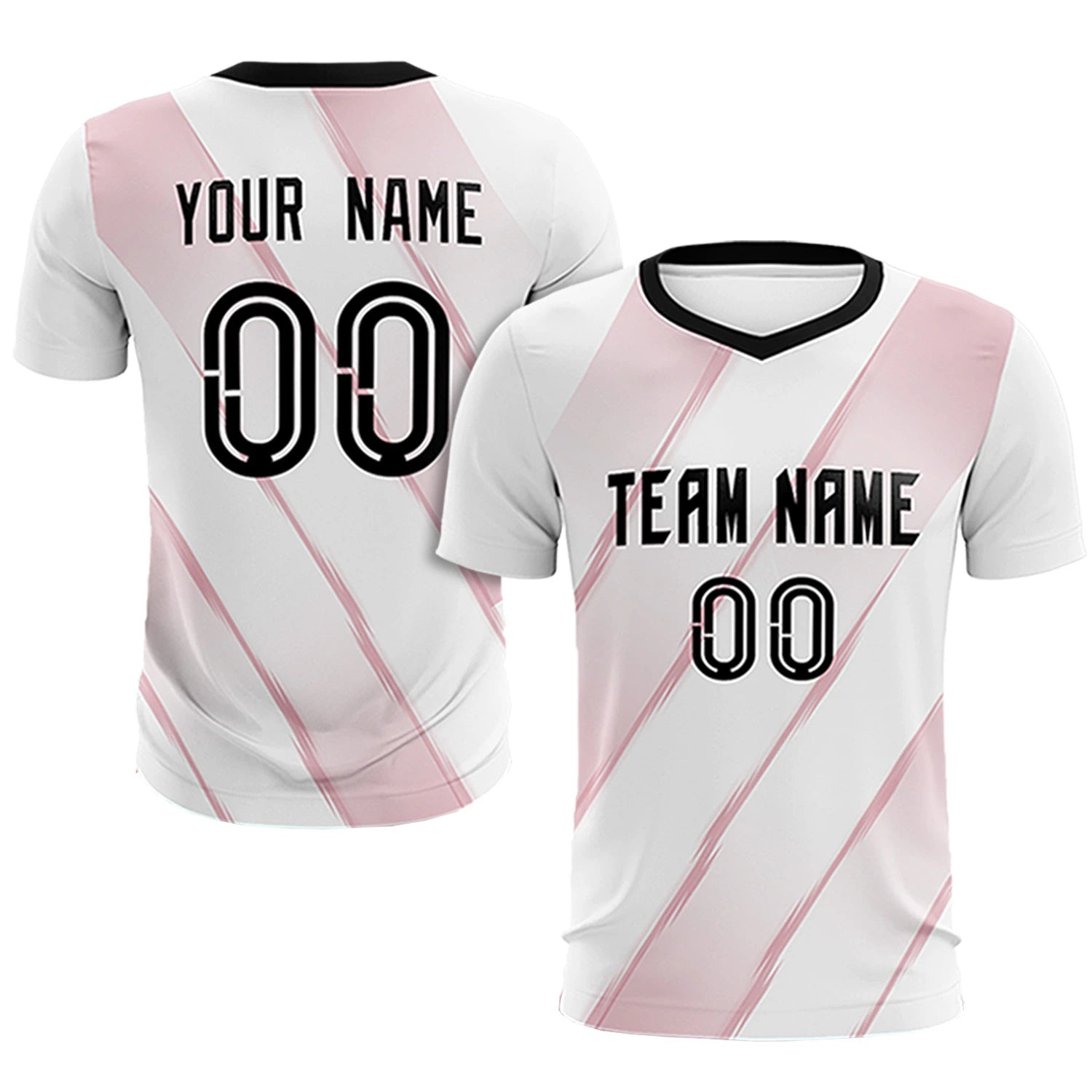Custom White Red Printing Sportswear Soccer Sets Jersey