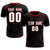 Custom Black Red Printing Sportswear Soccer Sets Jersey