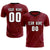 Custom Crimson Gray Printing Sportswear Soccer Sets Jersey