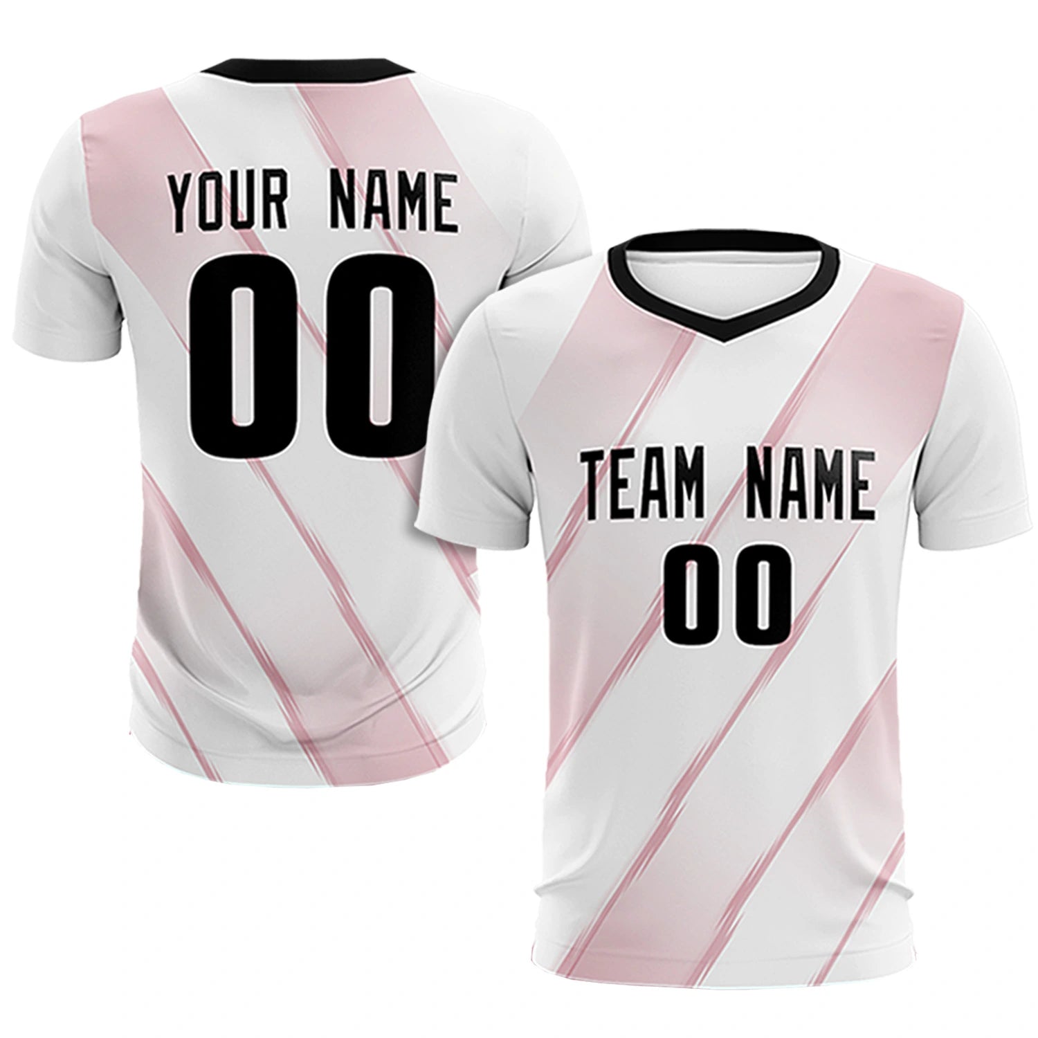 Custom White Red Printing Sportswear Soccer Sets Jersey