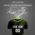 Custom Black Neon Green Printing Sportswear Soccer Sets Jersey