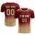 Custom Crimson Khaki Soft Training Uniform Soccer Sets Jersey