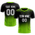 Custom Black Neon Green Soft Training Uniform Soccer Sets Jersey