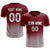 Custom Crimson Gray Soft Training Uniform Soccer Sets Jersey