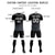 Custom Black Navy Soft Training Uniform Soccer Sets Jersey