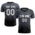 Custom Dark Gray Black Soft Training Uniform Soccer Sets Jersey