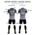 Custom Dark Gray Gray Soft Training Uniform Soccer Sets Jersey