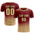 Custom Crimson Khaki Soft Training Uniform Soccer Sets Jersey