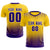 Custom Yellow Purple Soft Training Uniform Soccer Sets Jersey