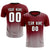 Custom Crimson Gray Soft Training Uniform Soccer Sets Jersey