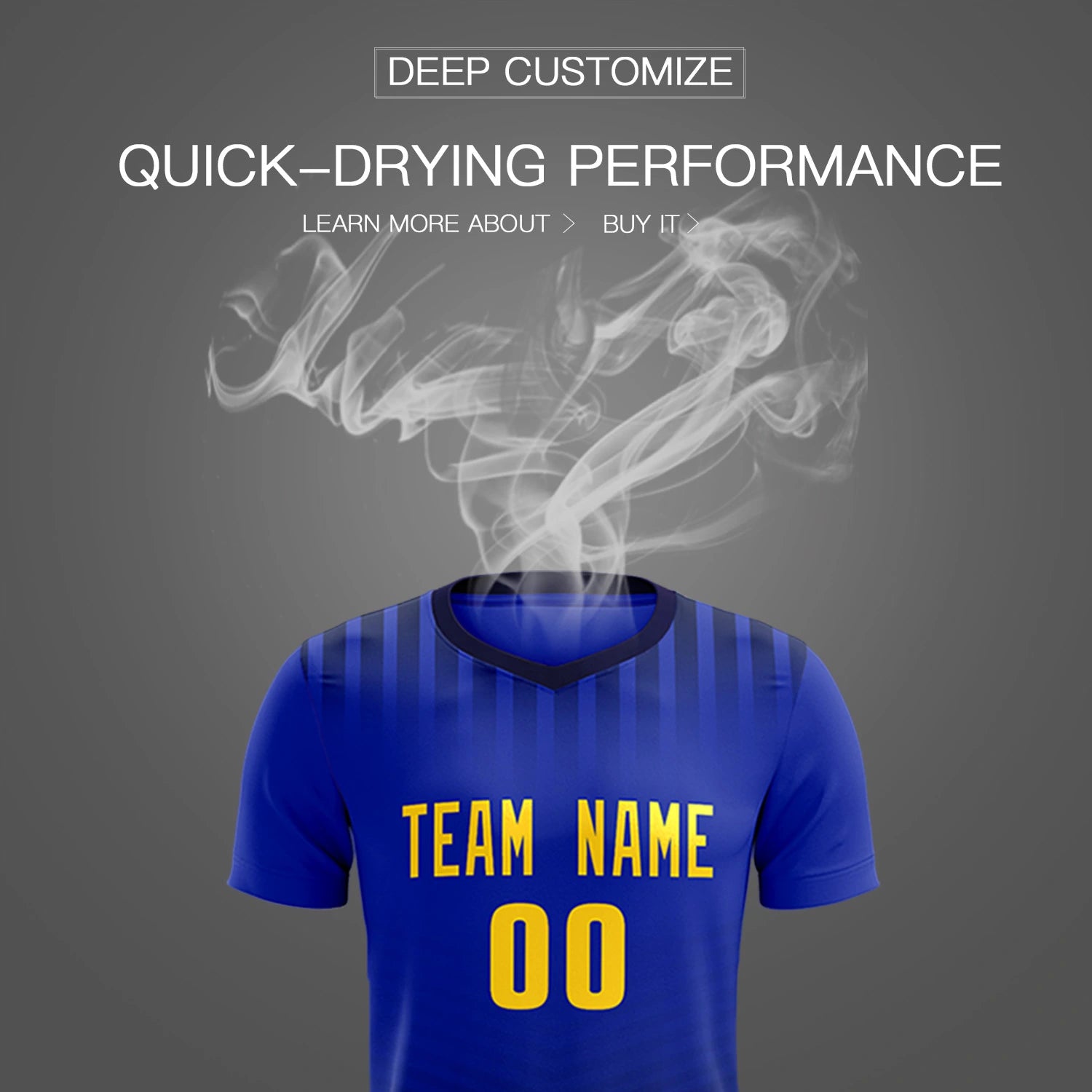 Custom Royal Blue Navy Soft Training Uniform Soccer Sets Jersey