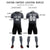 Custom Dark Gray Black Soft Training Uniform Soccer Sets Jersey