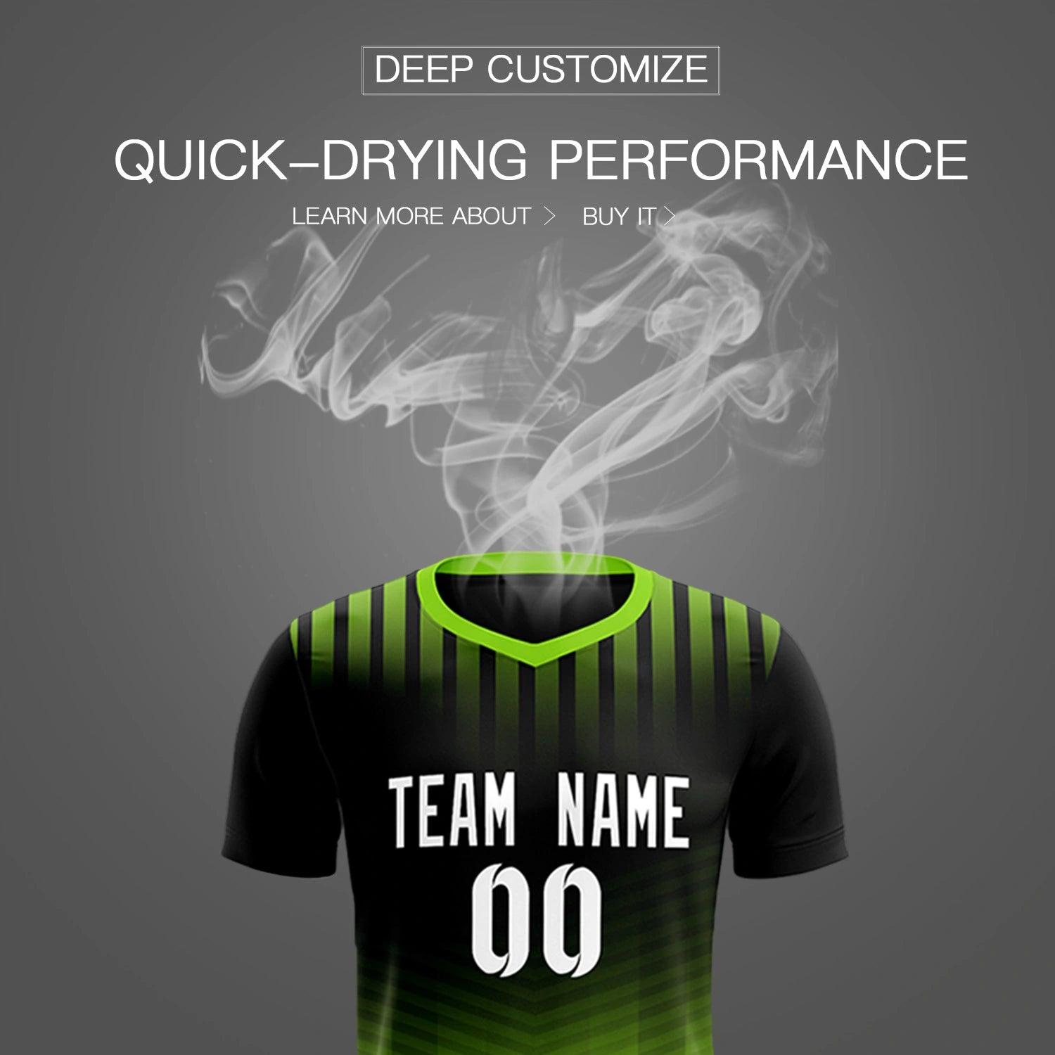 Custom Black Neon Green Soft Training Uniform Soccer Sets Jersey