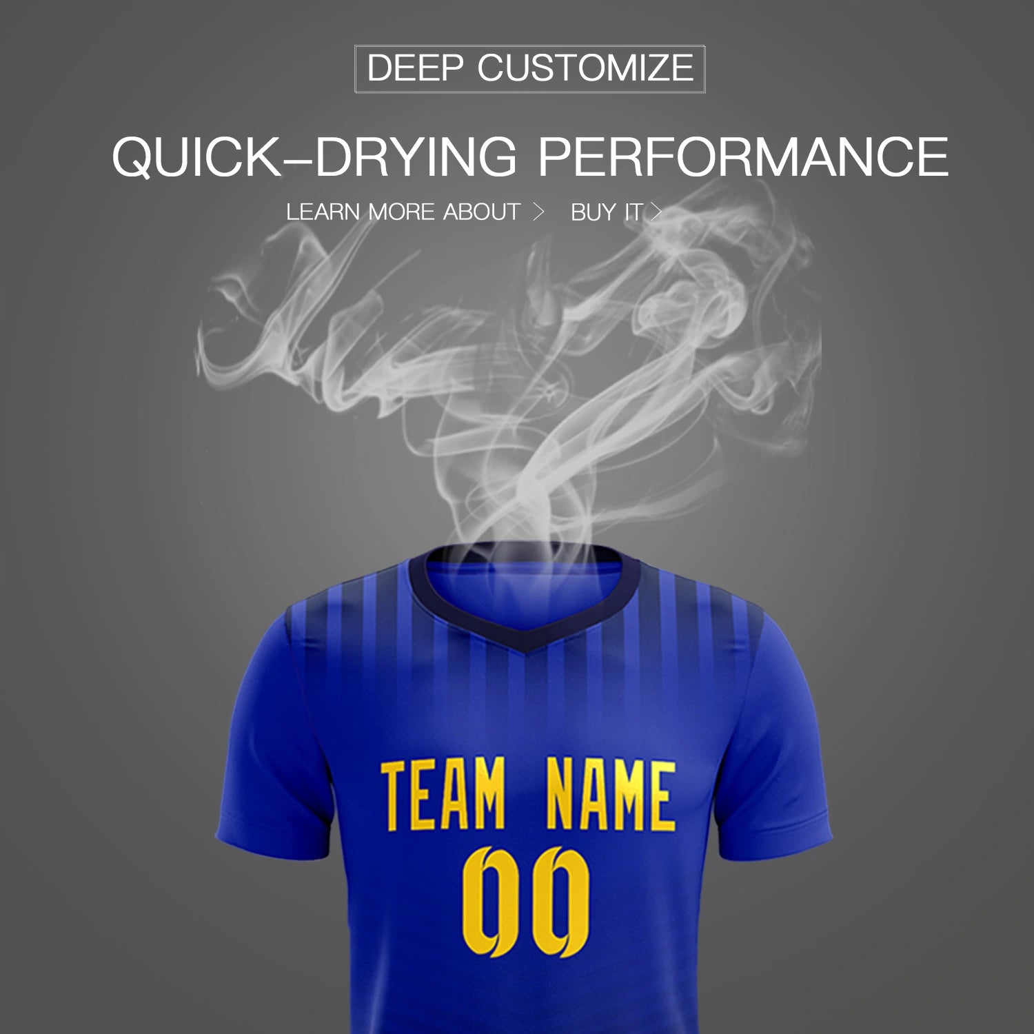 Custom Royal Blue Navy Soft Training Uniform Soccer Sets Jersey