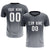 Custom Dark Gray Gray Soft Training Uniform Soccer Sets Jersey