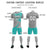 Custom Gray White-Bright Green Casual Printing Sportswear Soccer Sets Jersey