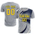 Custom Gray White-Navy Casual Printing Sportswear Soccer Sets Jersey