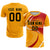 Custom Yellow White-Red Casual Printing Sportswear Soccer Sets Jersey