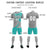 Custom Gray White-Bright Green Casual Printing Sportswear Soccer Sets Jersey