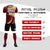 Custom Crimson Gray-Khaki Casual Printing Sportswear Soccer Sets Jersey