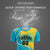 Custom Aqua Black-Gold01 Casual Printing Sportswear Soccer Sets Jersey