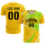 Custom Gold01 White-Neon Green Casual Printing Sportswear Soccer Sets Jersey