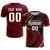 Custom Crimson Gray-Black Casual Printing Sportswear Soccer Sets Jersey