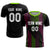 Custom Black Neon Green Soft Training Uniform Soccer Sets Jersey