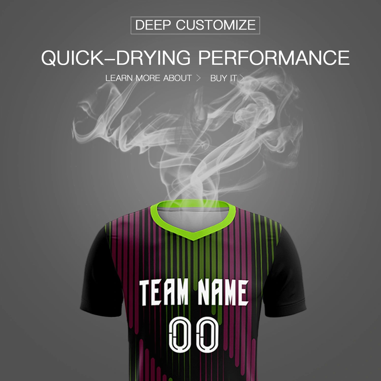 Custom Black Neon Green Soft Training Uniform Soccer Sets Jersey