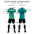 Custom Bright Green Black Soft Training Uniform Soccer Sets Jersey