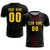 Custom Black Black Soft Training Uniform Soccer Sets Jersey