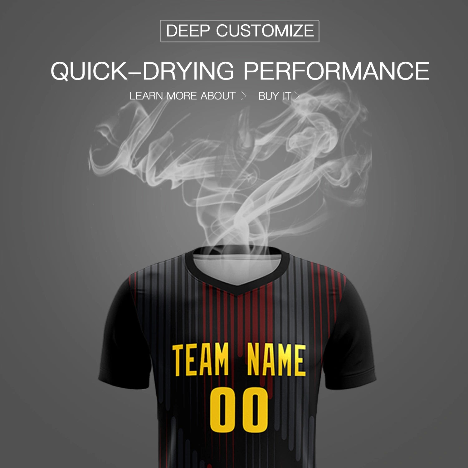 Custom Black Black Soft Training Uniform Soccer Sets Jersey