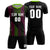 Custom Black Neon Green Soft Training Uniform Soccer Sets Jersey