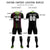 Custom Black Neon Green Soft Training Uniform Soccer Sets Jersey