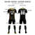 Custom Black Gold01 Soft Training Uniform Soccer Sets Jersey