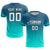 Custom Midnight Blue Sky Blue Casual Printing Sportswear Soccer Sets Jersey