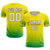 Custom Gold01 Kelly Green Casual Printing Sportswear Soccer Sets Jersey