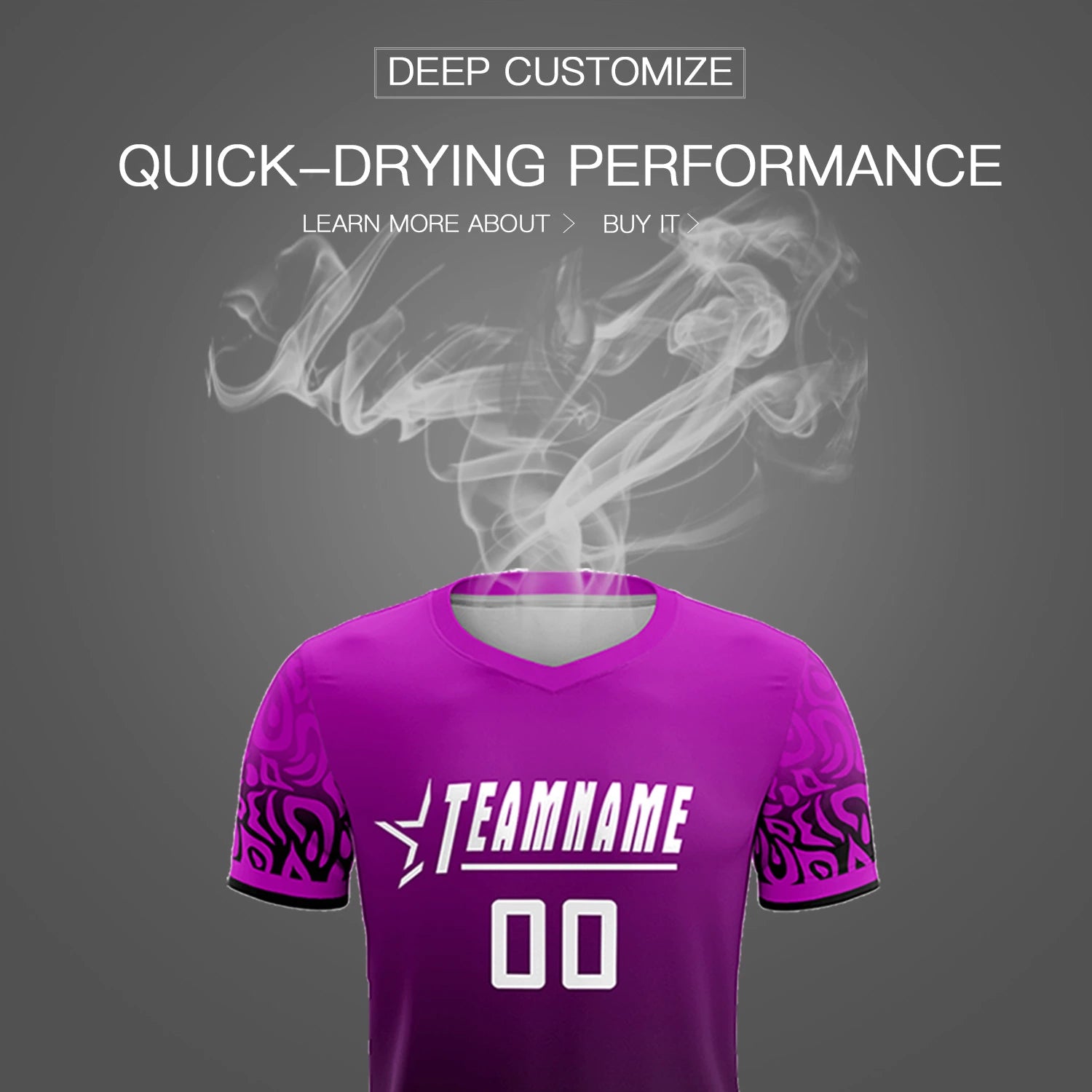 Custom Pink Black Casual Printing Sportswear Soccer Sets Jersey