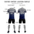 Custom Gray Navy Casual Printing Sportswear Soccer Sets Jersey