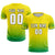 Custom Gold01 Kelly Green Casual Printing Sportswear Soccer Sets Jersey