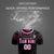 Custom Black Light Pink Fireworks gradient Sport Soccer Sets Jersey