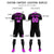 Custom Black Pink Fireworks gradient Sport Soccer Sets Jersey