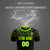 Custom Black Neon Green Fireworks gradient Sport Soccer Sets Jersey