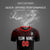 Custom Black Red Fireworks gradient Sport Soccer Sets Jersey