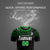 Custom Black Kelly Green Fireworks gradient Sport Soccer Sets Jersey