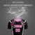 Custom Black Pink Geometric Training Uniform Soccer Sets Jersey