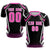 Custom Black Pink Geometric Training Uniform Soccer Sets Jersey